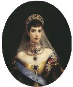 Konstantin Makovsky Portrait of Empress Maria Feodorovna oil painting
